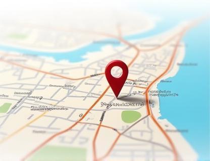 Dubai map highlighting EMC office location