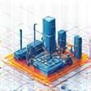 Connected smart IoT devices illustration